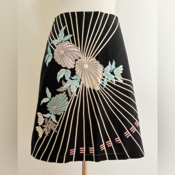 FRENCH CONNECTION embroidered skirt a-line - Picture 2 of 5